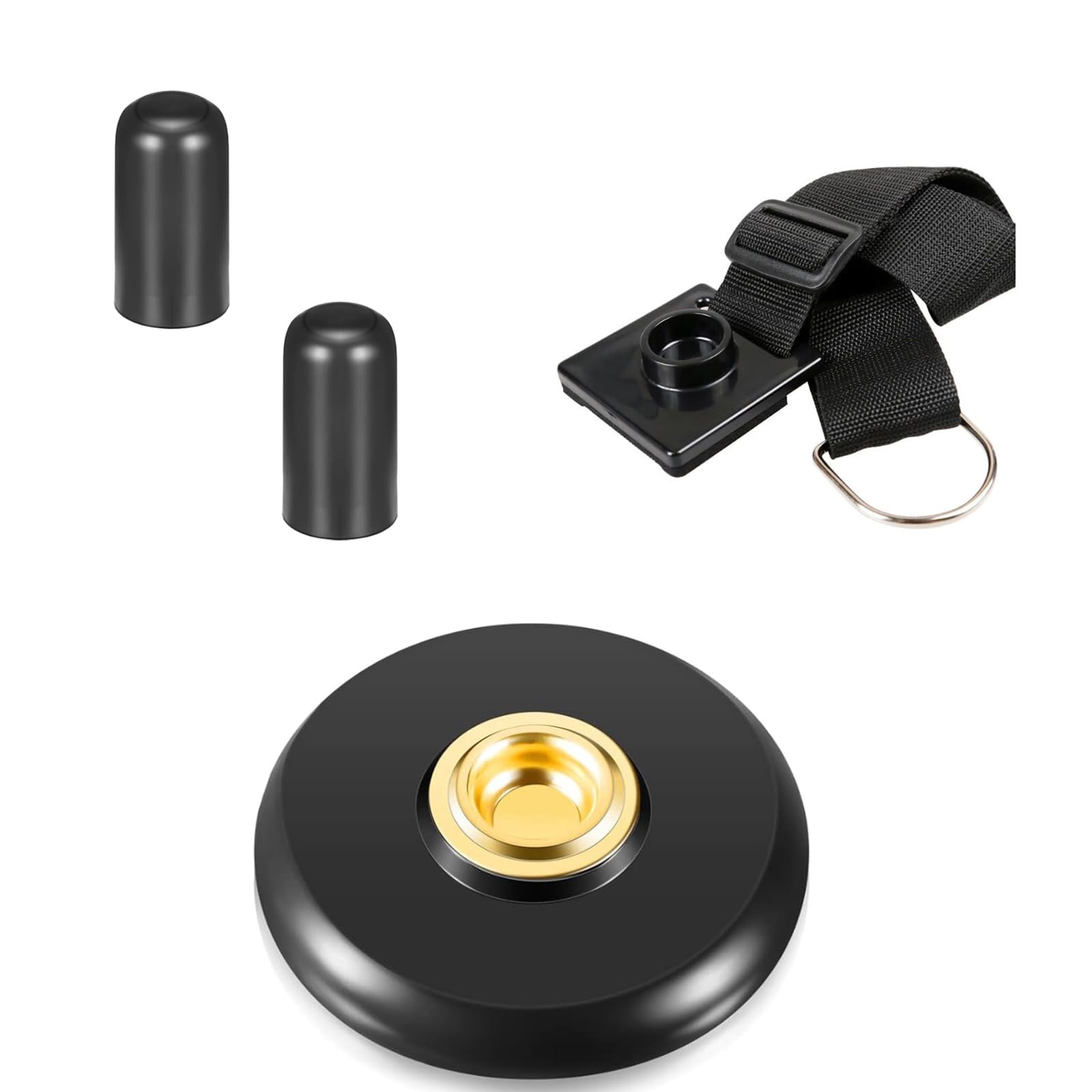 4 Pcs Cello Endpin Anchor Set Include Cello Strap Stopper Cello Non Slip Mat Cello Rubber Tip Floor Protectors for Cellist Practice Performance Cello Bass Instrument Accessories