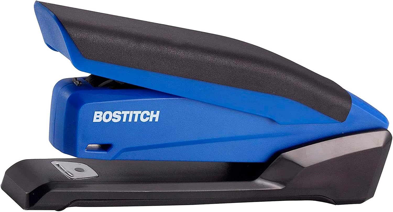 Bostitch Office InPower Spring-Powered Desktop Stapler, Blue (1122) : Office Products