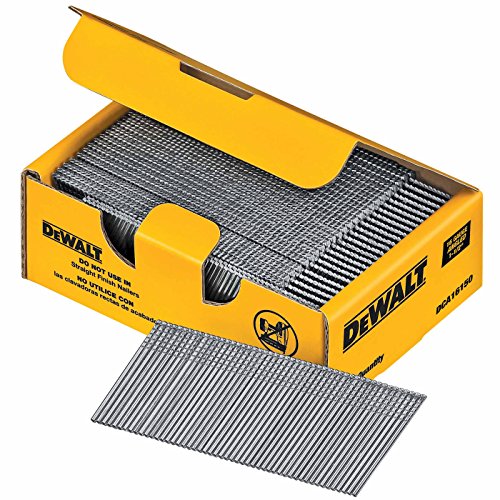 DEWALT Finish Nails, 20Degree, 11/2Inch, 16GA, 2500Pack (DCA16150