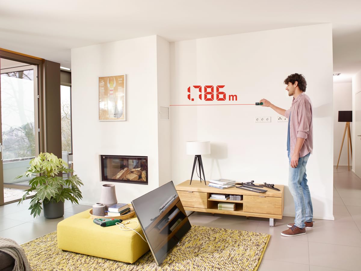 Bosch Laser-Entfernungsmesser EasyDistance 20 (einfache und präzise Messung bis 20 m, Hosentaschenformat, EIN-Tasten-Steuerung, in E-Commerce-Karton) 4