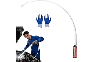 Bendable LED Work Light, Rechargeable Flexible Inspection Light, High Lumen Long Reach Flashlight Stick for Mechanics, Automo