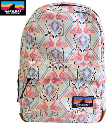 Amazon Co Jp イエローフェイス キッズリュックnew フラミンゴ ベビー マタニティ