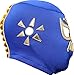 Deportes Martinez Lucha Libre Mexican Wrestling Pro-Fit Lycra Luchador Mask Adult Size (Mistico Blue Golden)