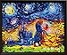 Uhomate Beauty and The Beast Beauty Beast Princess Belle Vincent Van Gogh Starry Night Posters Home Canvas Wall Art Nursery Decor Living Room Wall Decor A001 (8X10)