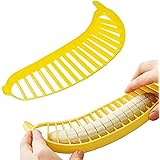 Banana Slicer, Practical Kitchen Tool, Plastic Salad Fruit Peeler Cutter Chopper