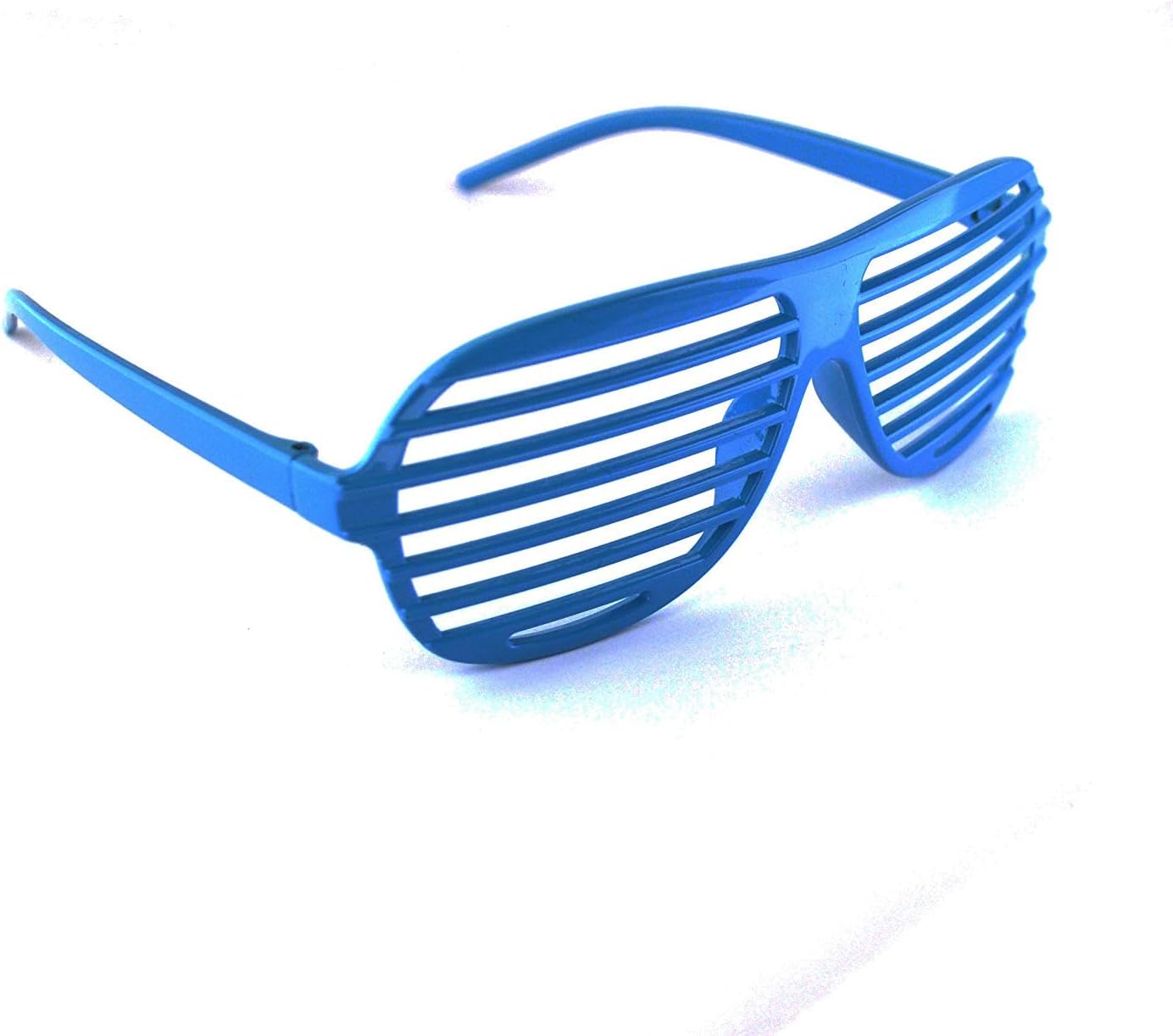 blue party glasses