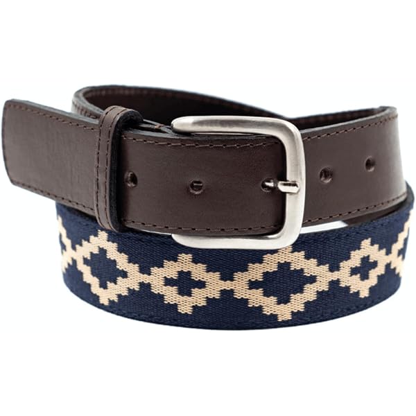 Amazon.com: Durango Mens Austin Tooled Tapered Leather Belt  display picture 1