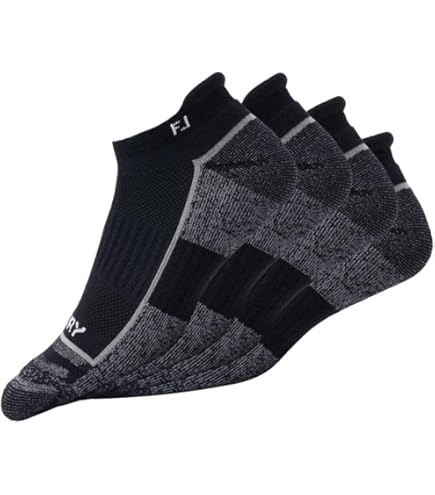 Lot 3 Chaussettes FootJoy Homme – Confort Doux Roll Top – Blanc/Noir/Bois Flotté – NEUF
