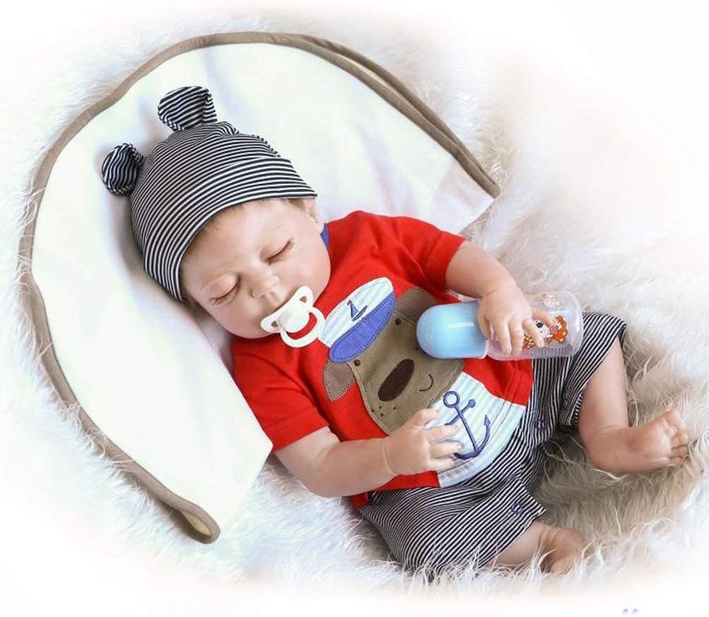 Prezzo Reborn Baby Doll Dolls 18 Pollici 45 cm Full Body Silicone Reborn Dolls Realistico Realistico Bambola Infant Anatomical Dolls Offerte