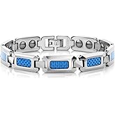 OCEAN BLUE Men's Carbon Fiber Tungsten Bracelet