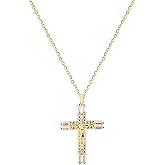LLIYSOUN Cross Pendant Necklace for Women Jewelry Gold Cross Necklaces for Women Cross Necklace Minimalist Trendy Jewelry Valentines Day