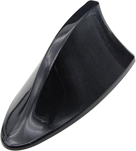 Black ABS Plastic Car Offroad Roof Antenna Shark Fin Antenna AM//FM Strong Signal