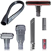 Vacuum Accessories &amp; Attachments for Dyson Ball Animal 2, 3, DC58 DC59 V6 V7 V8 V10 V11 V15 - Flexible Crevice Tool for Hard to Reach Places &amp; Dust Brush Attachment Kit - HouseHold Cleaning Tool Kit