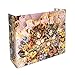 KITTY PLANET Cat Litter Screen – Privé Kitty Litter Box Cover – Reversible Floral & Striped Design – Sturdy Non-Tippable Cat Litter Enclosure – 15