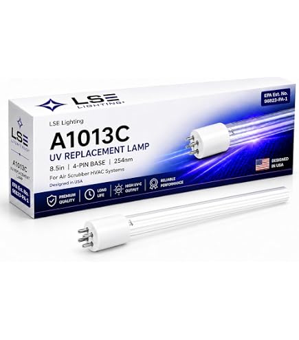 Amazon.com: LSE Lighting 05-0294-1 18-Inch 4-Pin 254nm UV-C Lamp