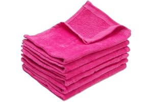 Towel Supercenter Fingertip Towels 11X18 100% Cotton Rally Towels Colors 24Pack 36Pack 60Pack 120Pack (HOT Pink, 60)
