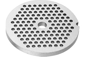 Meat Grinder Plate #8, Plate Blade for Meat Grinder, Meat Grinder Discs for Kitchen Aid Mixer and Sausage Maker Attachment(S 