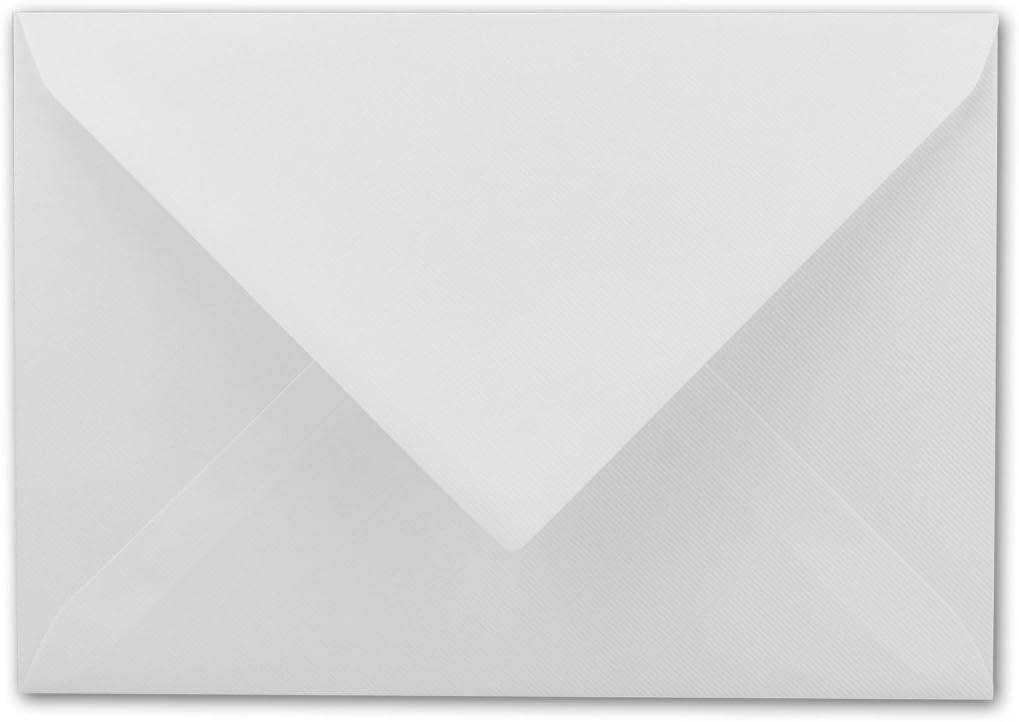 Envelopes in DIN C5 format, various designs, lined/unlined, ribbed/smooth 75 Stück Hochweiß Egoutteur-Rippung - Image 3