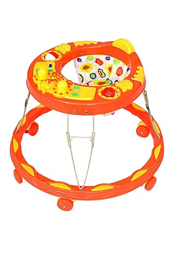 CHILDSTAR CHILDSTAR Baby Butterfly Round Base Double Horn with Soft Cushion seat rattles