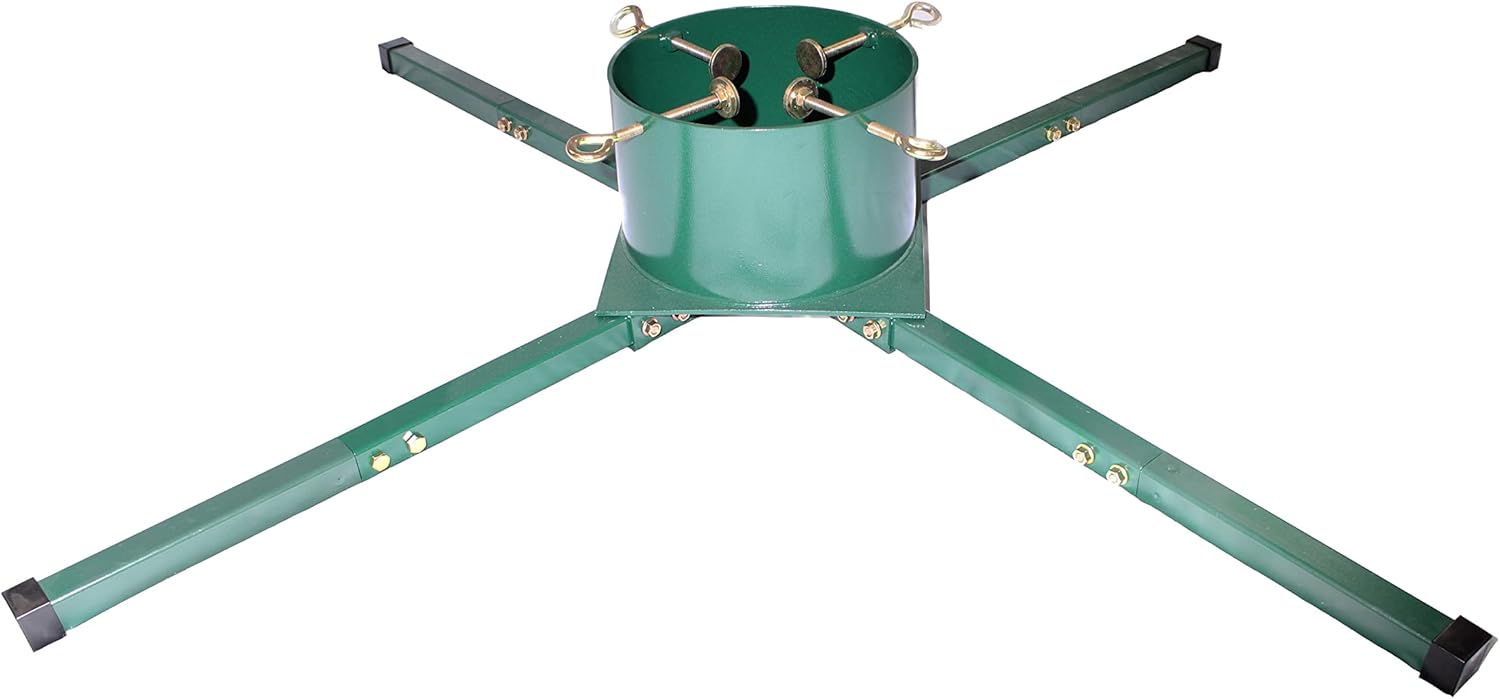 Tree Stands - Goliath Welded Steel Christmas Tree Stand for Live Trees 12 to 25 Foot