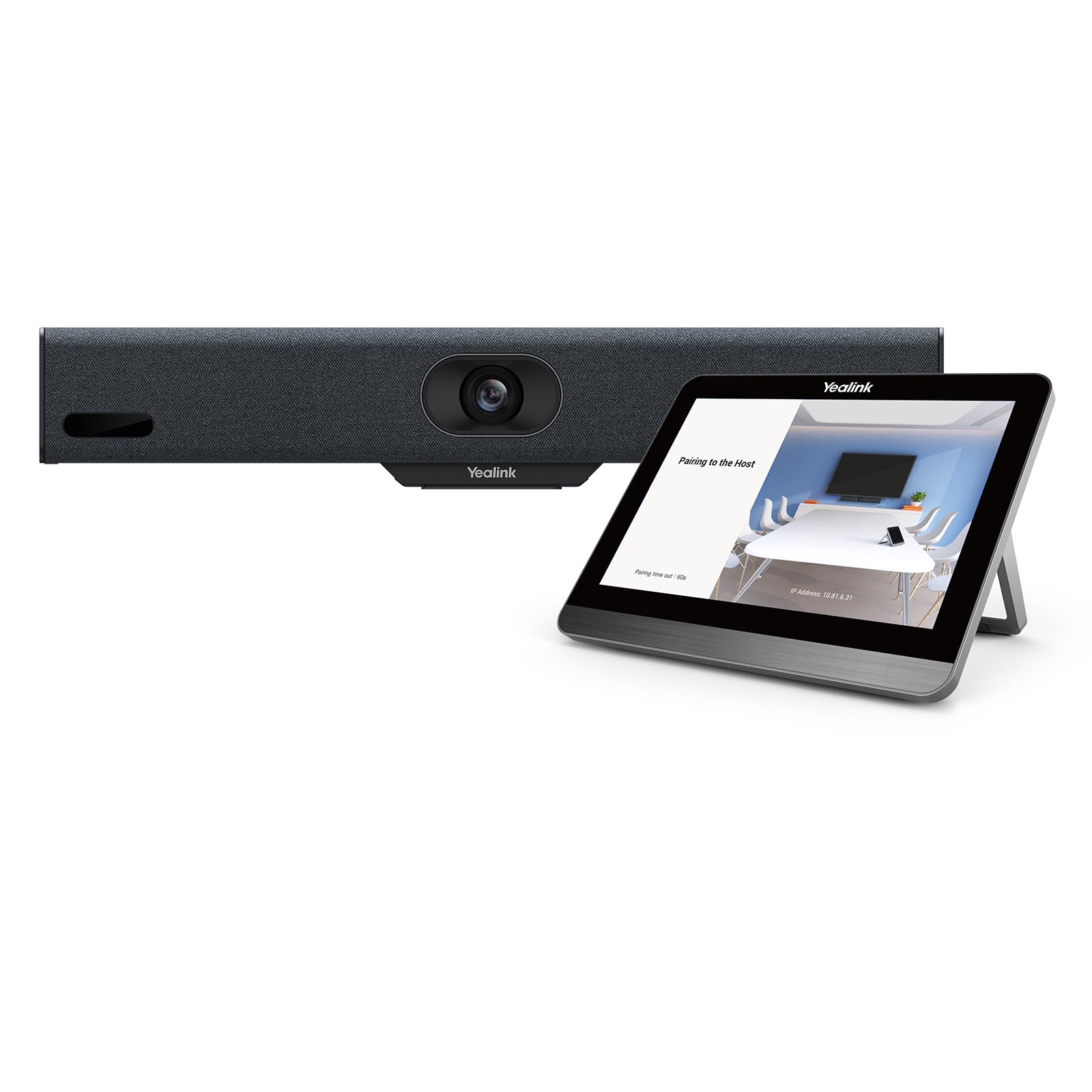 Photo 1 of Yealink A10-020 All-in-One Video Conferencing System 4K Conference Room Camera Android Meeting Bar A10 with CTP18 Touch Panel for Small Rooms Certified by Microsoft Teams Room, Zoom Room