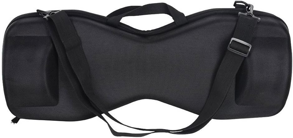 HoverBag | Prime Grade Nylon and Polyester Hoverboard/Segway/Electric Self Balancing Scooter, Super Strong Zipper Closure and Adjustable Shoulder Strap, 24.2” x 6.9” x 8.46”, Deep Black