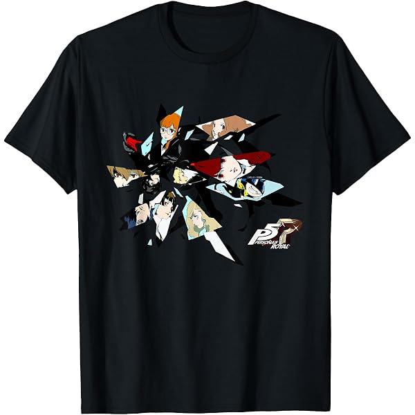 Amazon.com: Persona 4 Golden All Characters Keyart ATLUS T-Shirt