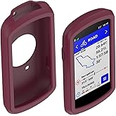 Compatible with Garmin Edge 1040/1040 Solar GPS Silicone Case Cover Full Protection Edge Protection case Shockproof Anti-Scratch Protective Case Bumper (Wine red)