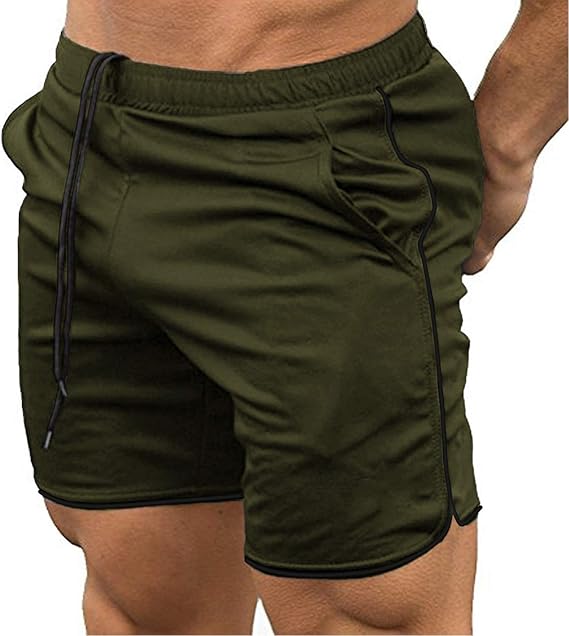COOFANDY Men's Fitted Workout Shorts Bodybuilding Sporting