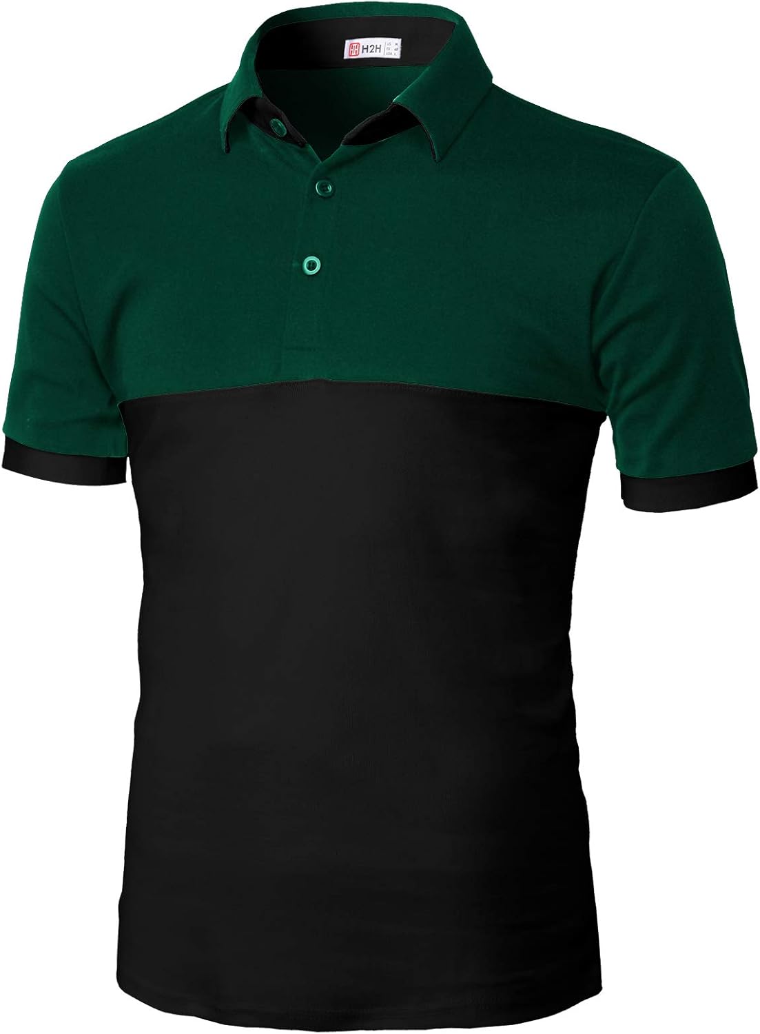 H2H Mens Casual Slim Fit Polo T-Shirts of Various Styles and Designed: Clothing