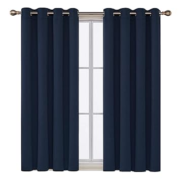 Amazon Com Deconovo Window Thermal Insulated Grommet Blackout
