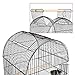 Yaheetech 59″ Rolling Standing Medium Dome Open Top Bird Cage for Parrots Cockatiels Sun Conures Parakeets Lovebirds Budgies Finches Canary Pet Bird Cage with Removable Standthumb 4
