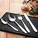 16 Pieces Flatware Set Silverware Set, Stainless Steel Silver Cutlery Set Mirror Polished Tableware Set Utensil Set Include Knives, Forks, Spoons for Kitchen,Dishwasher Safe, Service for 4