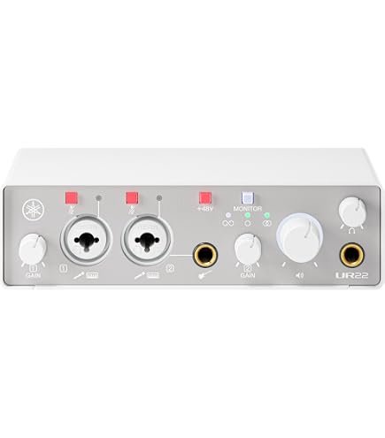 Amazon.com: Yamaha 2-in/2-out USB-C Audio Interface with 24-bit