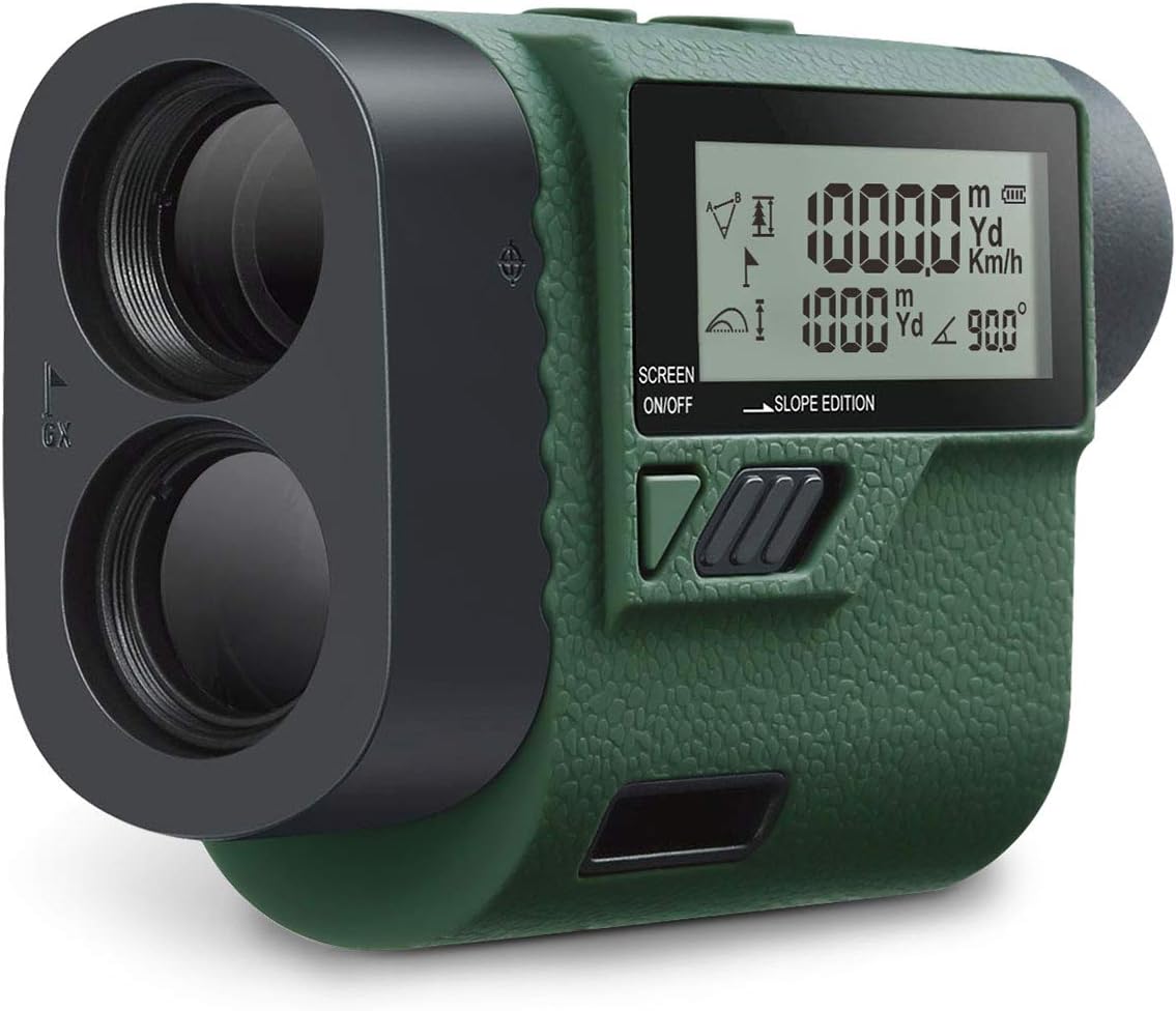 Amazon Co Jp Huepar ゴルフ レンジファインダー 測定器 最大測定距離1000m Lcd液晶モニター 高低差機能on Off 単位切替可能 6つの測定モード ゴルフスコープ 日本語取扱説明書 1年保証付き スポーツ アウトドア
