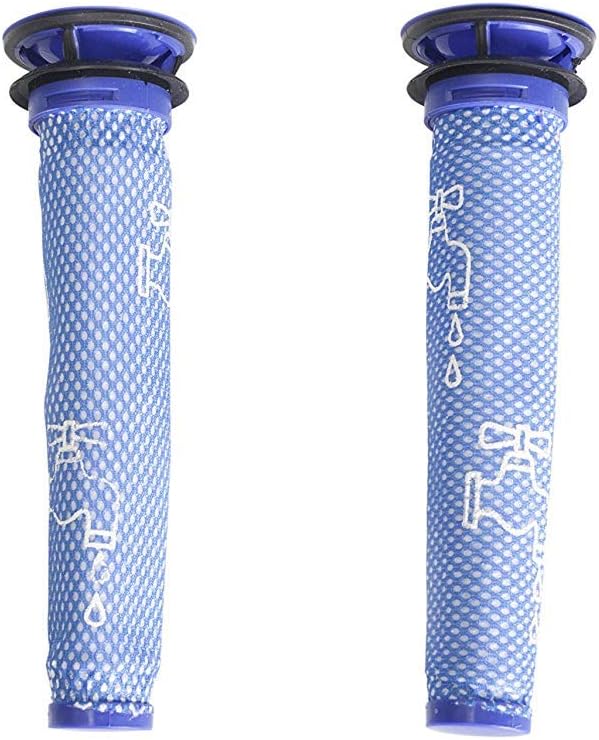 LTWHOME Replacement Washable Pre Filter Fit for Dyson V6,V7,V8,DC58,DC59,DC61,DC62 Vacuum,Part#965661-01(Pack of 2)