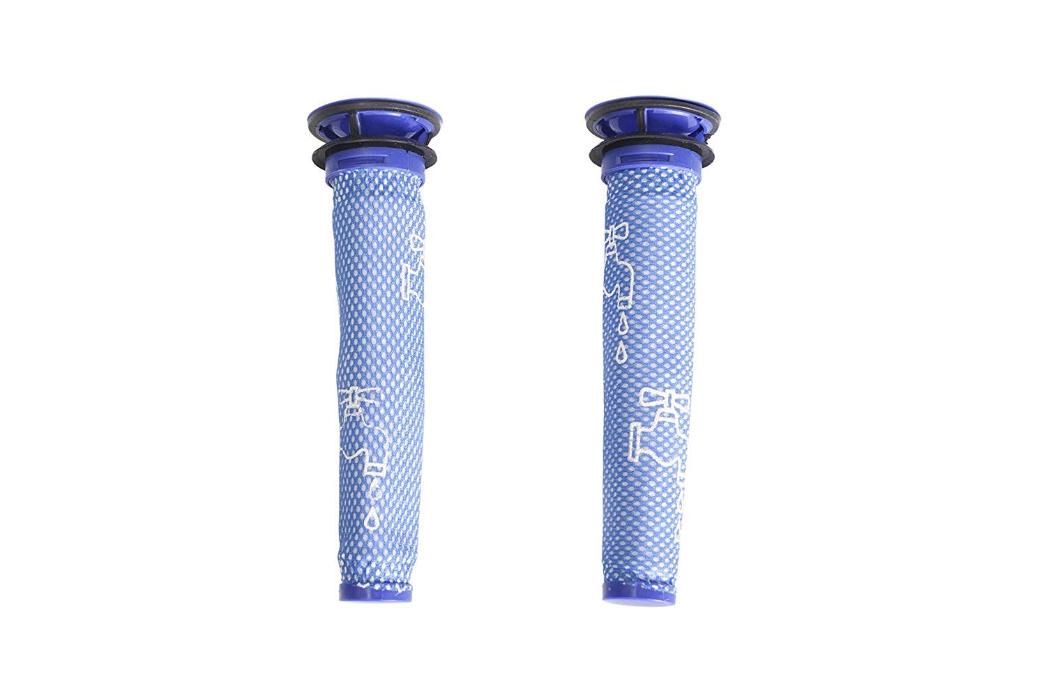 LTWHOME Replacement Washable Pre Filter Fit for Dyson V6,V7,V8,DC58,DC59,DC61,DC62 Vacuum,Part#965661-01(Pack of 2)