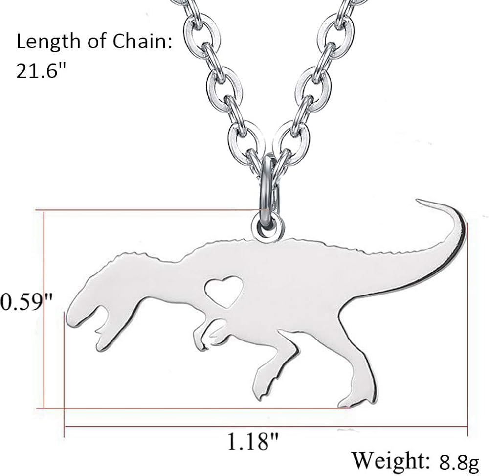 Pendants Stainless Steel Tyrannosaurus 