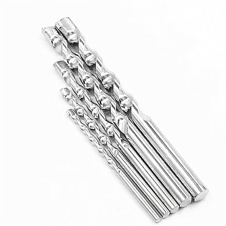 Generic New High Quty Electric Impact Drill Tungsten Steel Bit Cement Wall High Hardness Drill Construction Drill 5pcs 4-10mm Set