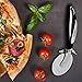 Pizza Cutter Slicer Wheel,2 Pack Stainless Steel Pizza Cutter Set-Very Sharp,Easy to Cut Through and Clean(Black) By Focusky