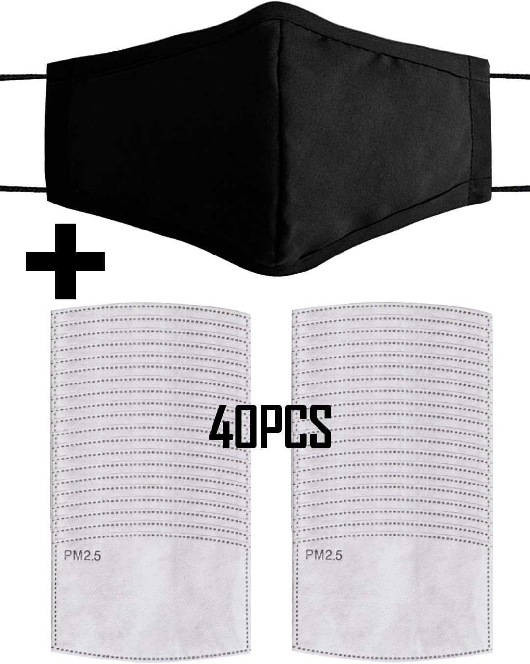 Radish Stars Anti Dust PM 2.5 Activated Carbon Filter Insert Cotton Face Masks Replaceable Face Mouth Cover Masks