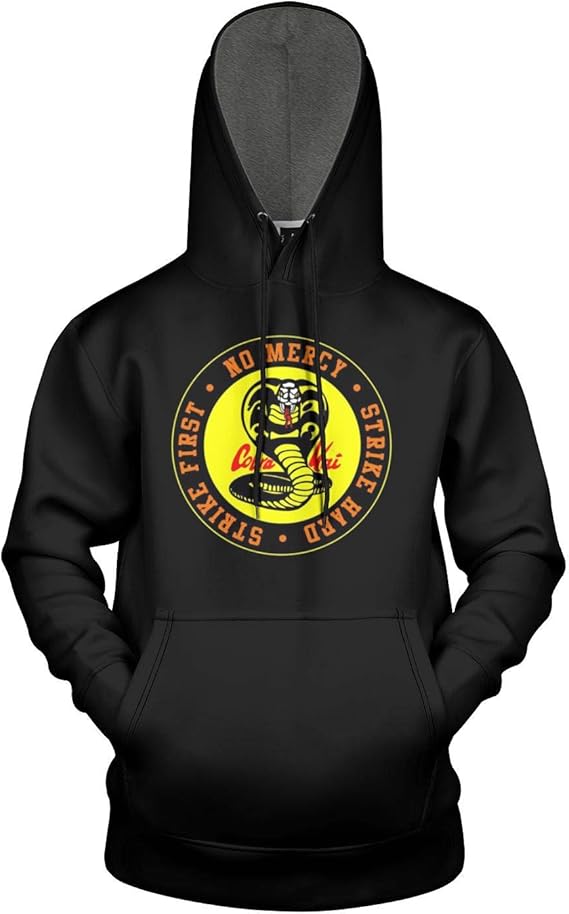 Men Hoodie Cobra-Kai- 3D Print Heavyweight Fleece Cozy Pullover ...