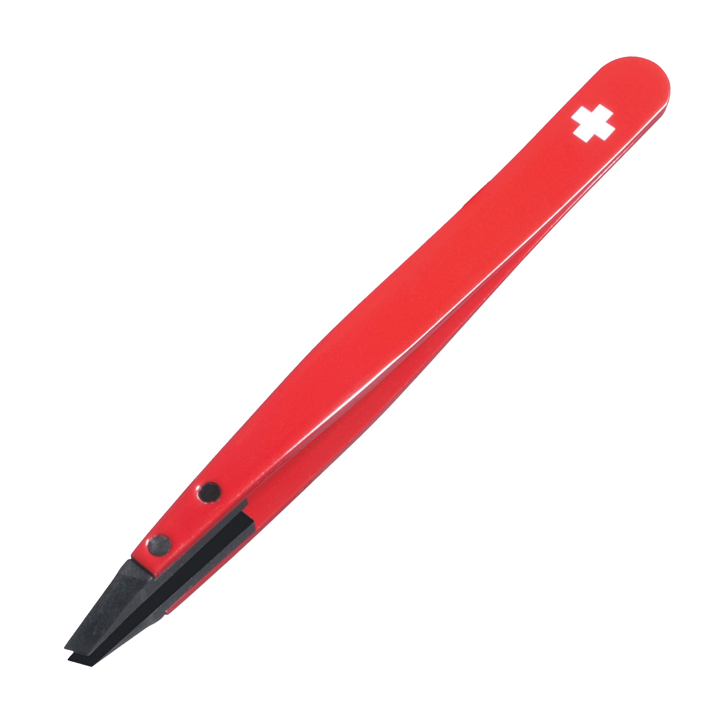 Rubis Classic Techno Swiss Cross Tweezers, Epoxy Coated Stainless Steel for Precise Eyebrows and Hair Removal 1KS101,Rubis Switzerland Swiss Made World Renowned Precision