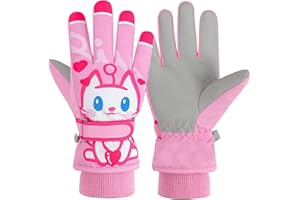 Winter Gloves -22 ℉ Waterproof Womens Kids Mens Cold Weather Glove Snowmobile Snowboard Ski Gloves