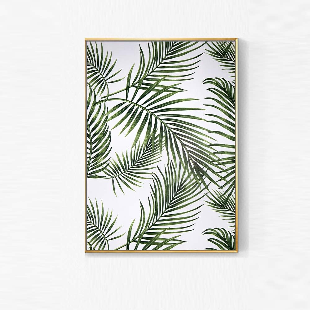 Hode Self Adhesive Wallpaper Green Leaf, Patterned Sticky Back Plastic Roll - Image 5