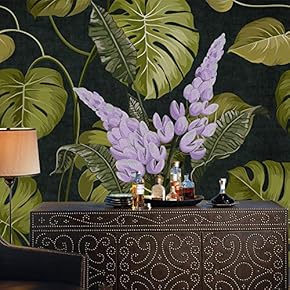 Wall Mural Tropical Rainforest Removable Self-Adhesive Large Wallpaper - 66x96 inches