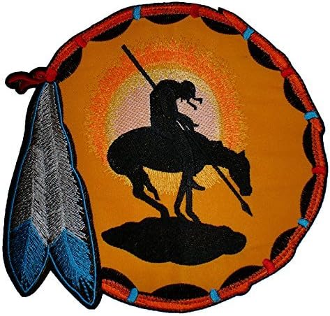 End of Trail Dreamcatcher Indian American Iron on Back Patch