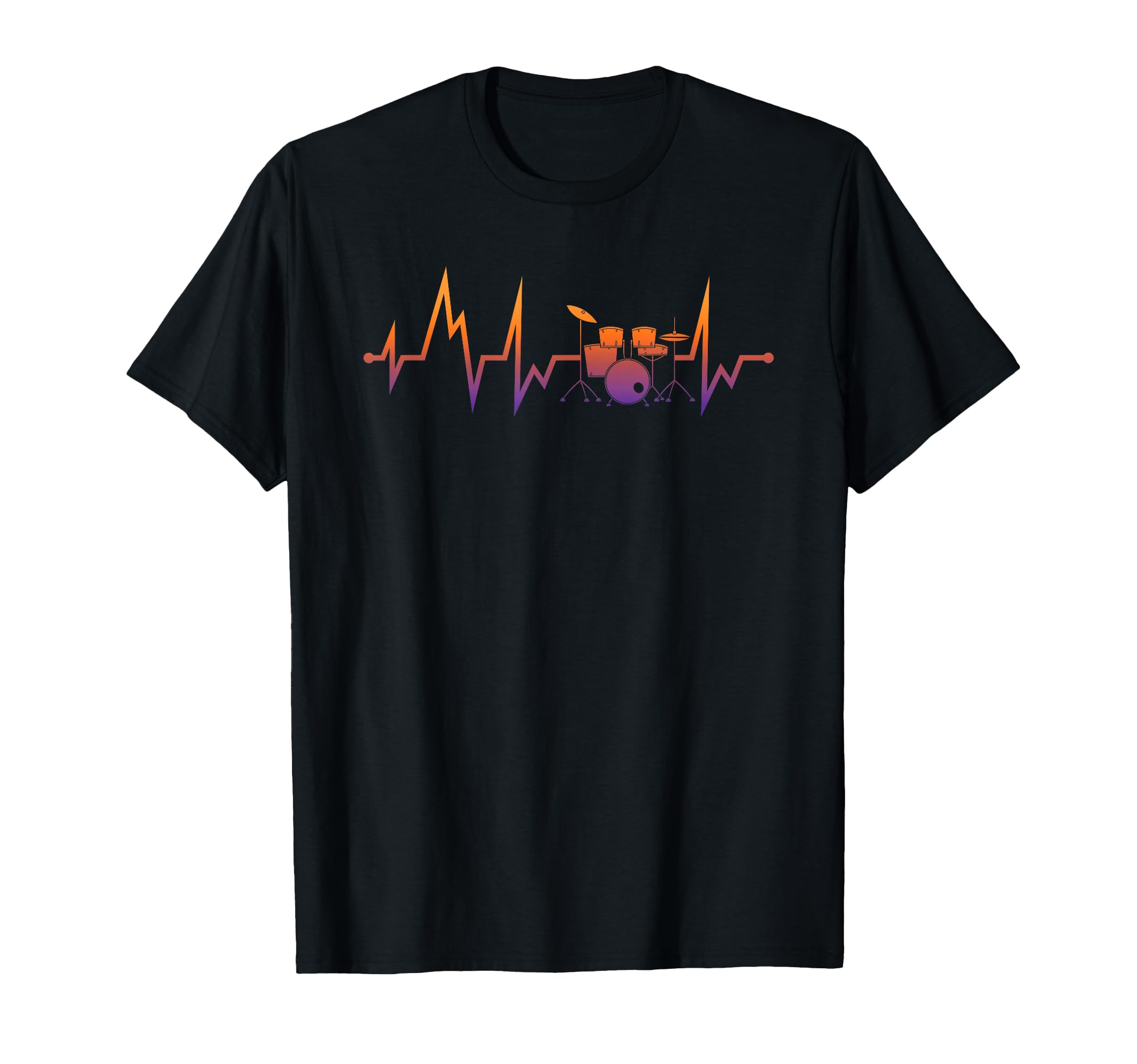 Percussion Music Musical Instrument Drummer Heartbeat Drums T-Shirt