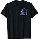 Disney Villains Alphabet Monogram Letter H for Hades T-Shirt