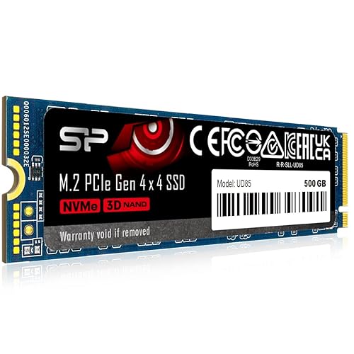 Silicon Power 500GB UD85 NVMe Gen4 PCIe SSD R/W up to